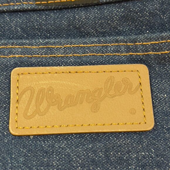 Vintage 80s Wrangler 13MWZ Cowboy Cut Denim Blue Jeans Made in USA Men’s 37x32 - Picture 6 of 8